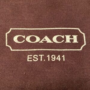 Coach medium cotton Dust Bag